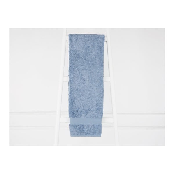 Ethel kék bambuszrost fürdőlepedő, 90 x 150 cm - Madame Coco