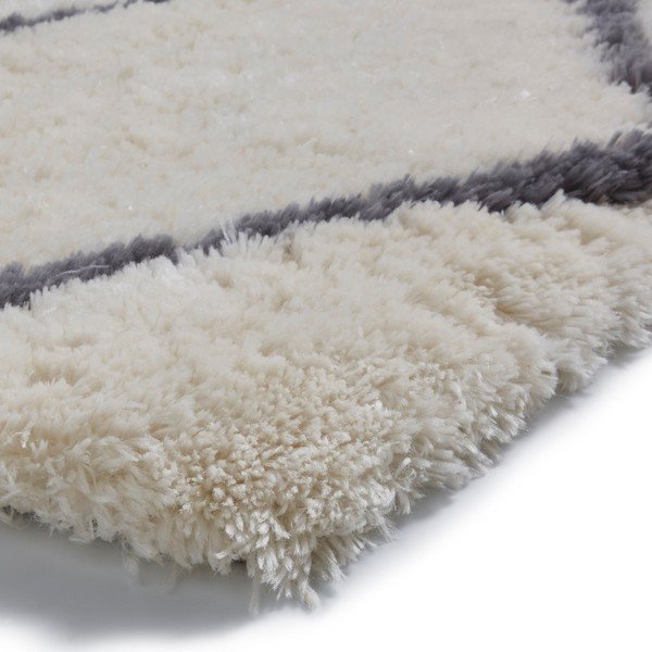 Morocco krémfehér szőnyeg szürke részletekkel, 150 x 230 cm - Think Rugs-image-4