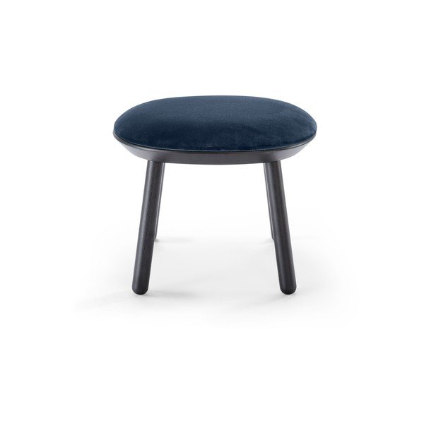 Naïve kék-fekete bársony lábtartó - EMKO-image-2