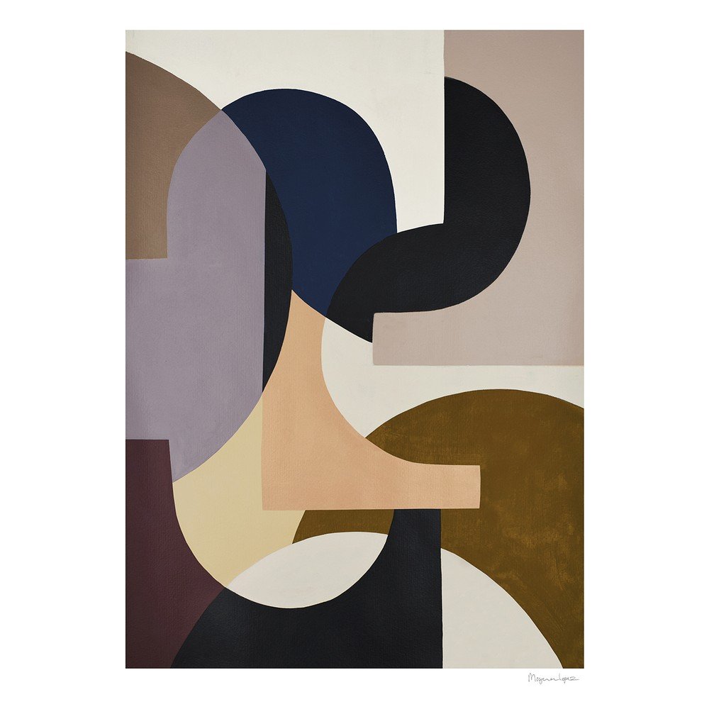 Poszter 50x70 cm Rosa  Berit Mogensen Lopez  The Poster Club