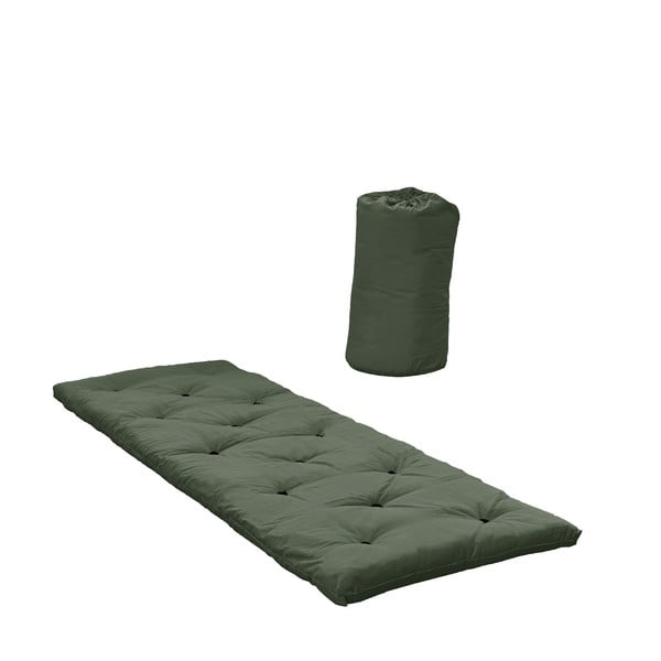 Zöld futon matrac 70x190 cm Bed In a Bag Olive – Karup Design