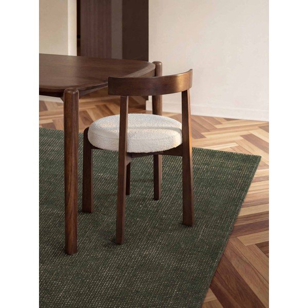 Sötétzöld kézi szövésű gyapjú szőnyeg 160x230 cm Greenwich – Ted Baker-image-1