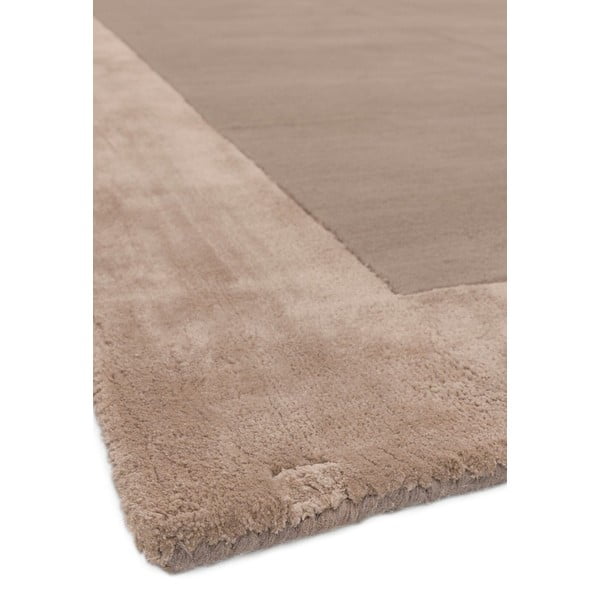 Világosbarna kézi szövésű gyapjú keverék szőnyeg 160x230 cm Ascot – Asiatic Carpets-image-2