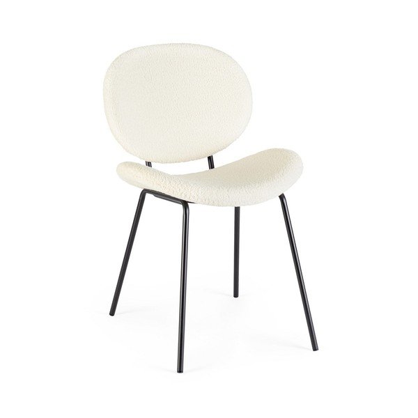 Fehér kárpitozott étkezőszék Maddie – Yes Everyday