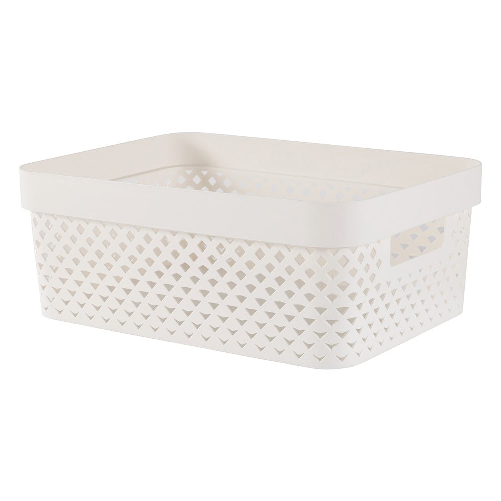 Bézs műanyag tárolódoboz 36x27x14 cm Pure  Curver