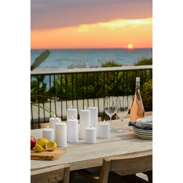 Napelemes kültéri LED gyertya (magasság 20 cm) Sille – Sirius-image-1