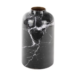 Marble fekete-fehér vas váza, magasság 15 cm - PT LIVING