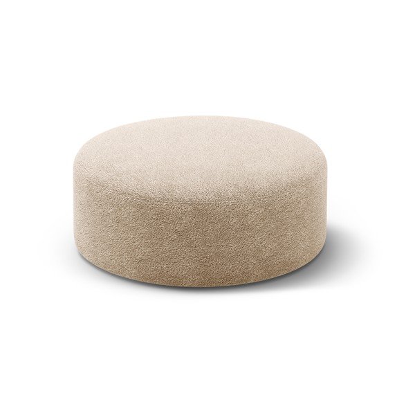 Világosbarna buklé puff Dia – Micadoni 