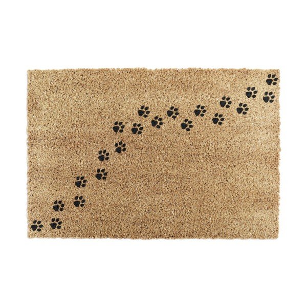 Kókuszrost lábtörlő 40x60 cm Paw Prints – Artsy Doormats