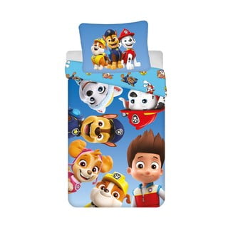 Egyszemélyes mikroszálas gyerek ágyneműhuzat 140x200 cm Paw Patrol – Jerry Fabrics