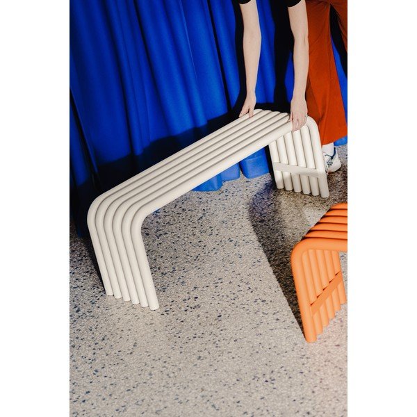 Bézs fém kerti pad Nokk – noo.ma-image-2