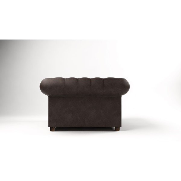 Sötétbarna bársony fotel Cambridge – Ropez-image-3