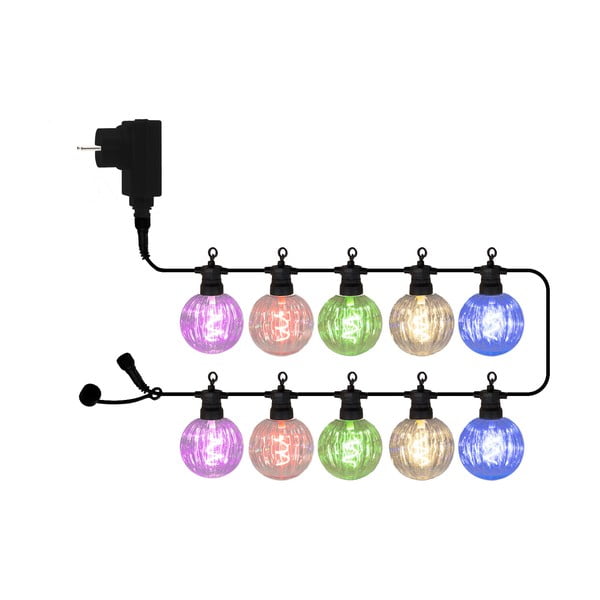 Fényfüzér, izzók száma 10 db, hosszúság 300 cm Luke – Sirius