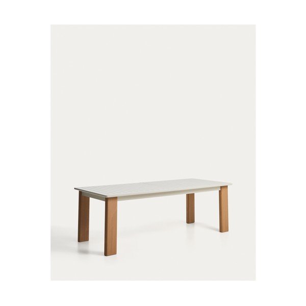 Fém kerti étkezőasztal 100x233 cm Livorno – Kave Home-image-4