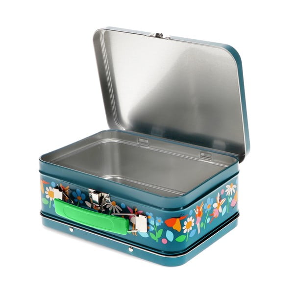 Sötétkék fém játék bőrönd 19x8x17 cm Fairies in the Garden – Rex London-image-2