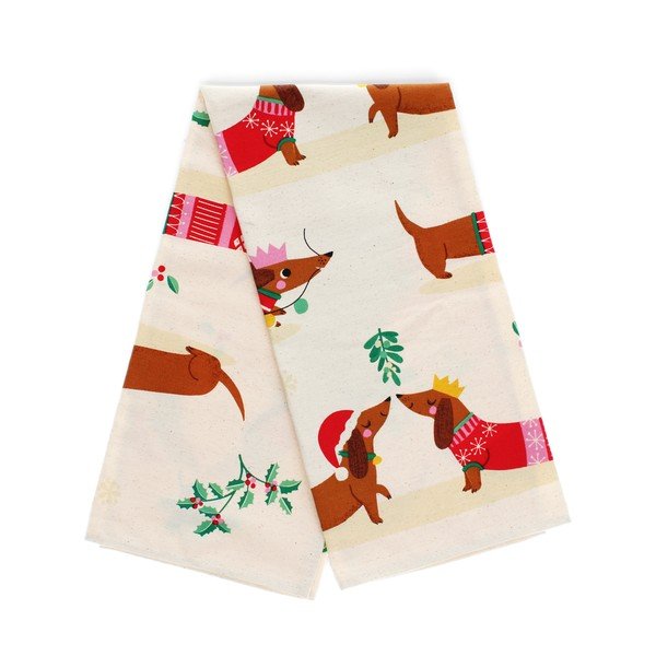 Pamut konyharuha 70x50 cm Festive Sausage Dog – Rex London-image-2