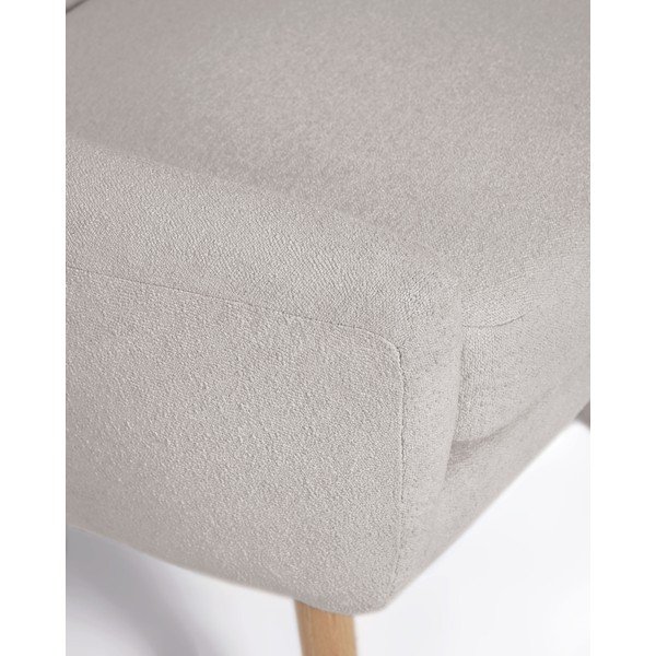 Szürke fotel Candela - Kave Home-image-1