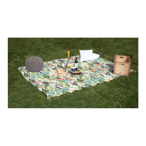 Manta Picnic Tropical Patchwork piknik pléd, 170 x 140 cm - Surdic-image-2