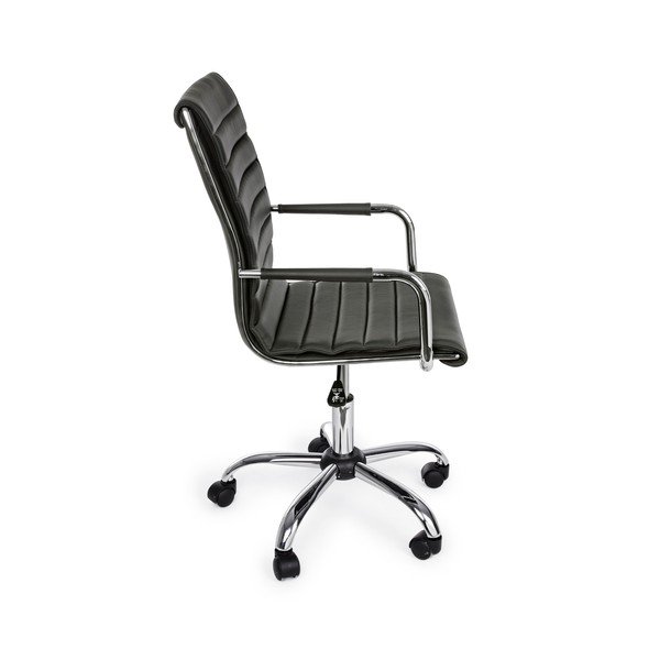 Sötétszürke bőrutánzat irodai szék Perth – Yes Everyday-image-3