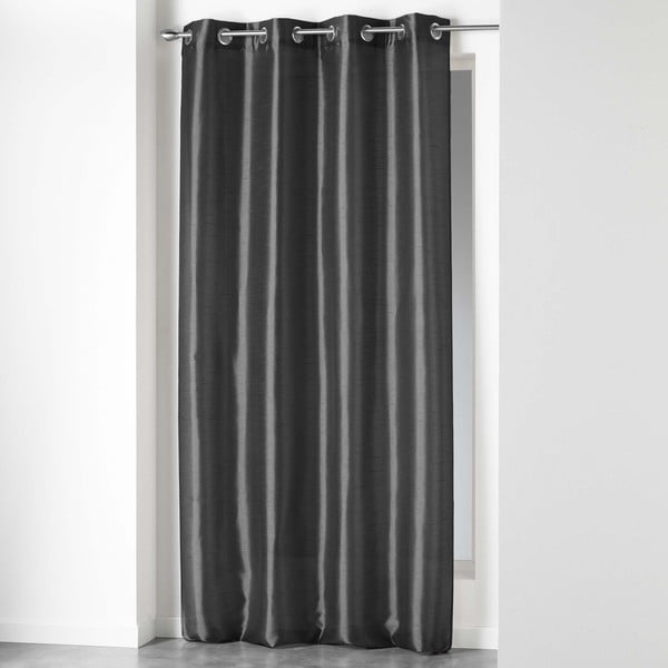Sötétszürke mikroszatén függöny 140x240 cm Shana – douceur d'intérieur