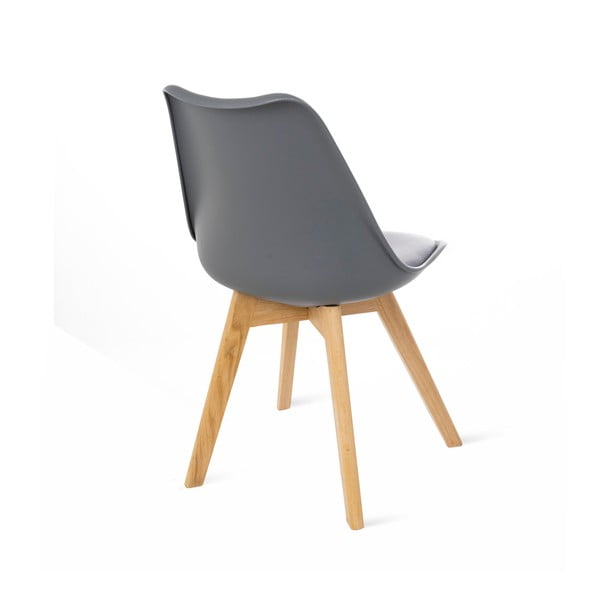 Retro 2 db szürke szék, bükkfa lábakkal - Bonami Essentials-image-4