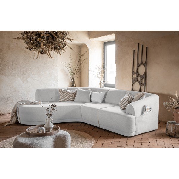 Fehér sarokkanapé (bal oldali) Bella Siena – Miuform-image-3