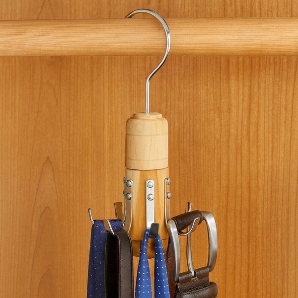 Függő fa vállfa nyakkendőkhöz és övekhez The Dandy – Premier Housewares-image-2