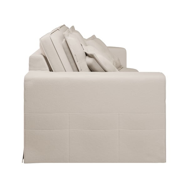 Krémszínű kanapé 196 cm Nora – Ropez-image-4