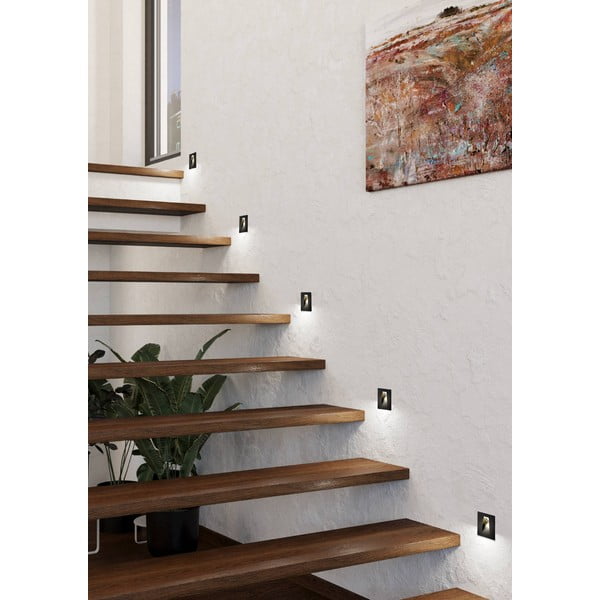 Fekete LED fali lámpa MECINOS – EGLO-image-1