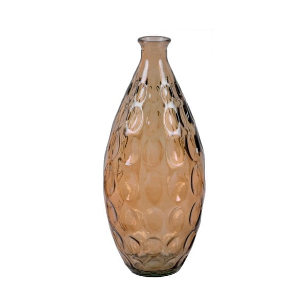 Dune barna újrahasznosított üveg váza, magasság 38 cm - Ego Dekor