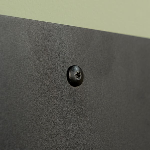 Fekete fém fali polc 30 cm Flex – Spinder Design-image-2