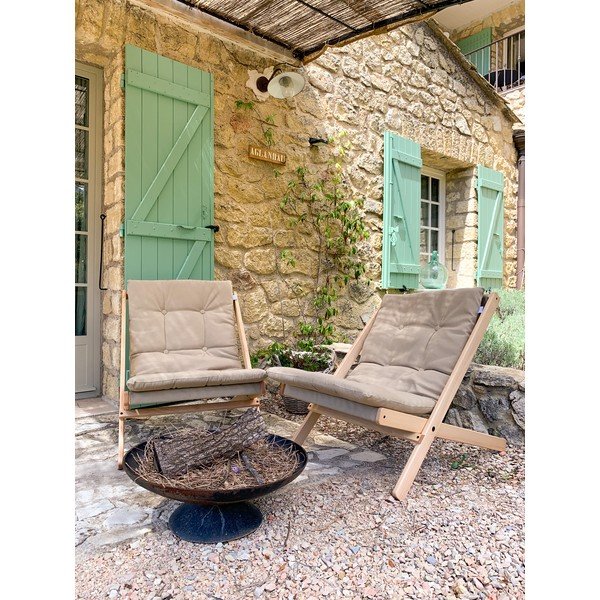 Világosbarna kerti fotel Boogie – Karup Design-image-4