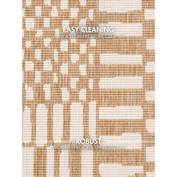 Krémszínű-natúr színű kültéri-beltéri szőnyeg 160x230 cm Haringey Barkham – Ted Baker-image-3