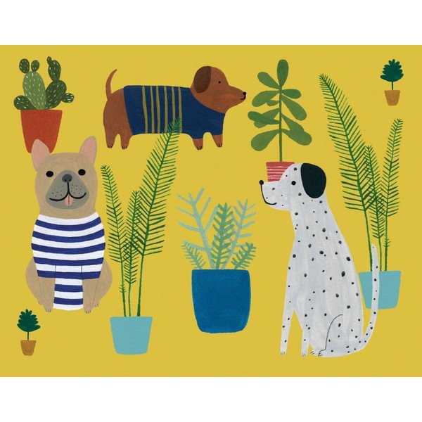 Üdvözlőlap szett 8 db-os Chouchou Chien – Roger la Borde-image-1