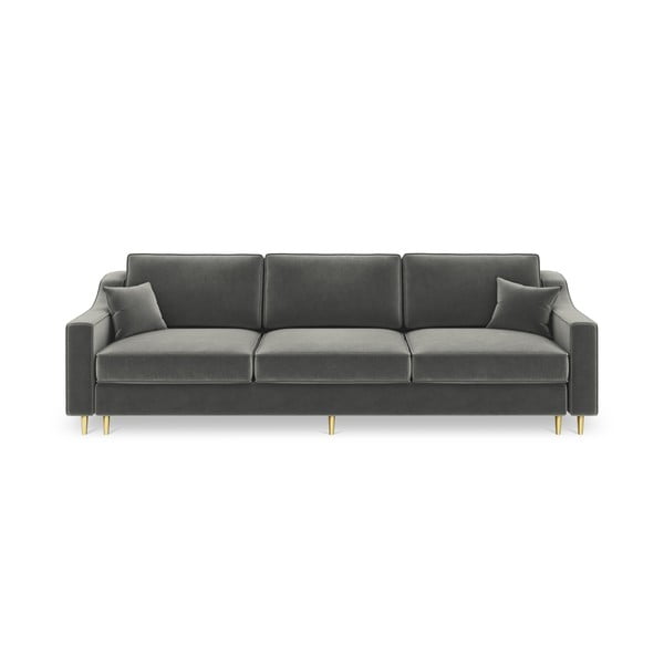 Marigold sötétszürke háromszemélyes kinyitható kanapé - Mazzini Sofas