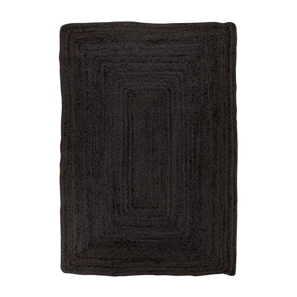 Bombay Rug fekete szőnyeg, 90 x 60 cm - House Nordic