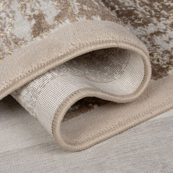 Bézs futószőnyeg 80x300 cm Trace – Flair Rugs-image-2