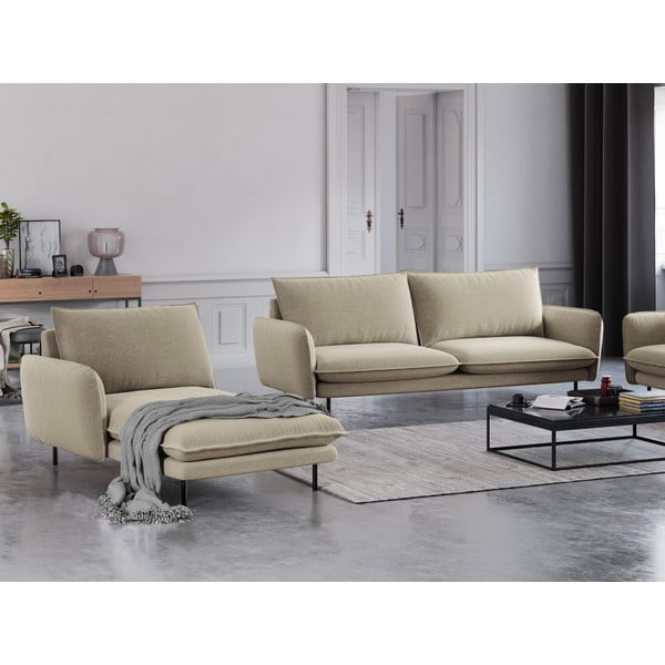 Vienna bézs heverő, bal oldali - Cosmopolitan Design-image-1