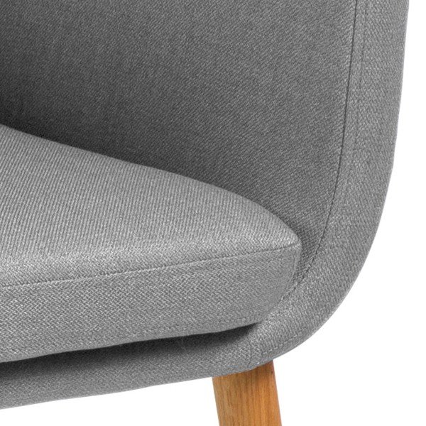 Nora világosszürke fotel - Actona-image-1