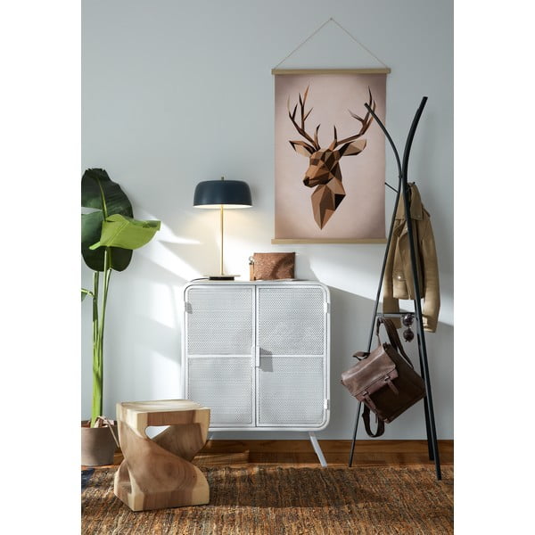 Stearn fekete fogas, magasság 183 cm - Kave Home-image-1