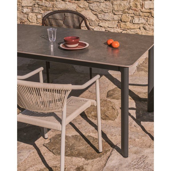 Borvörös kerámia tányér ø 25 cm Doren – Kave Home-image-3
