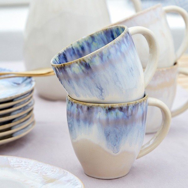 Brisa kékesfehér agyagkerámia bögre, 300 ml - Costa Nova-image-1