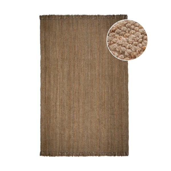 Jute barna juta szőnyeg, 160 x 230 cm - Flair Rugs