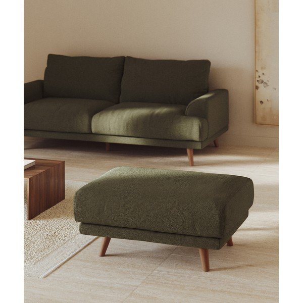 Zöld zsenília lábtartó Karin – Kave Home-image-1