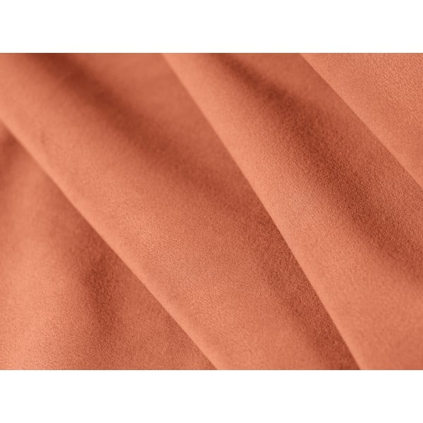 Rózsaszín bársony kanapé 266 cm Paolo – Milo Casa-image-4