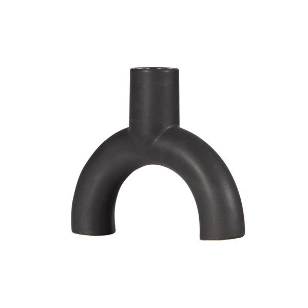 Jake fekete kerámia gyertyatartó - WOOOD-image-2