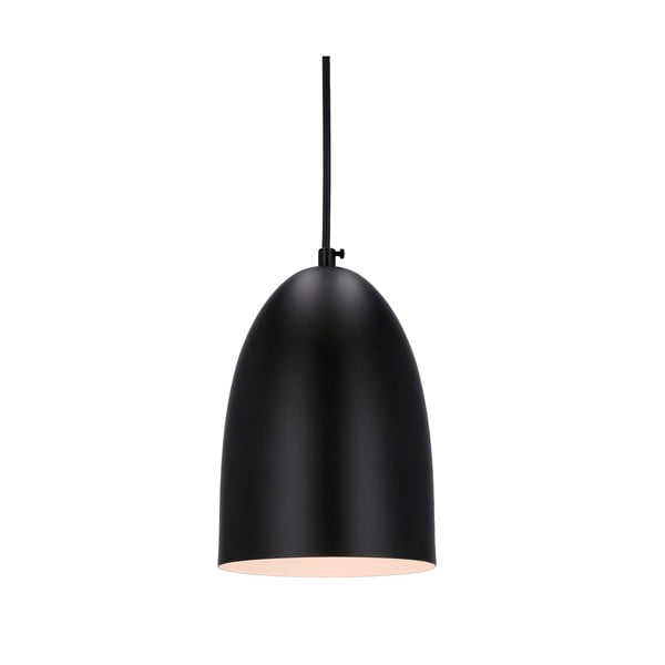 Fekete függőlámpa fém búrával ø 14 cm Icaro – Candellux Lighting-image-1