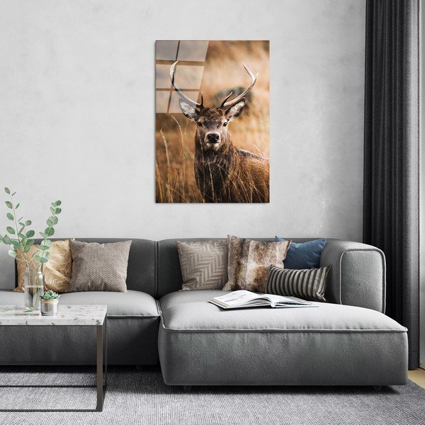 Üveg kép 70x100 cm Deer – Wallity-image-3