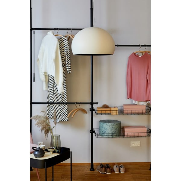 Fekete fém teleszkópos ruhatartó állvány Herkules – Wenko-image-1