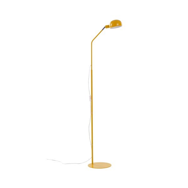 Sárga fém állólámpa hajlítható szerkezettel (magasság 146 cm) Lincon – Jotex